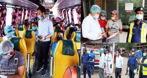 নারায়ণগঞ্জে গনপরিবহনে