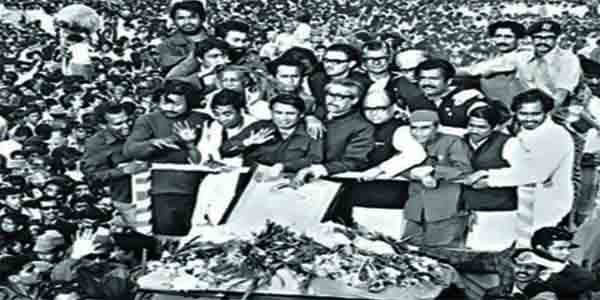 বঙ্গবন্ধুর স্বদেশ প্রত্যাবর্তন
